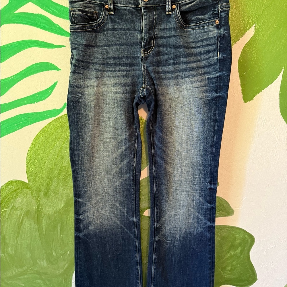 BKE Payton Washed Blue Bootcut Jeans
